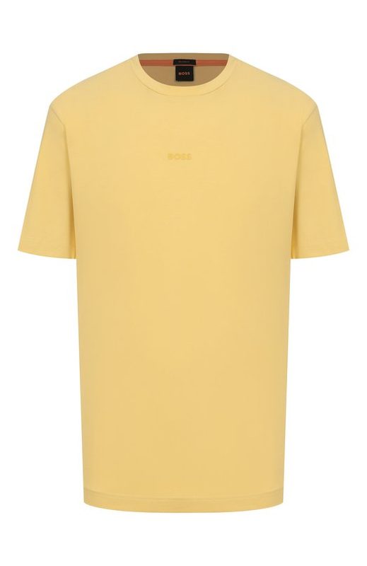 Хлопковая футболка BOSS Orange