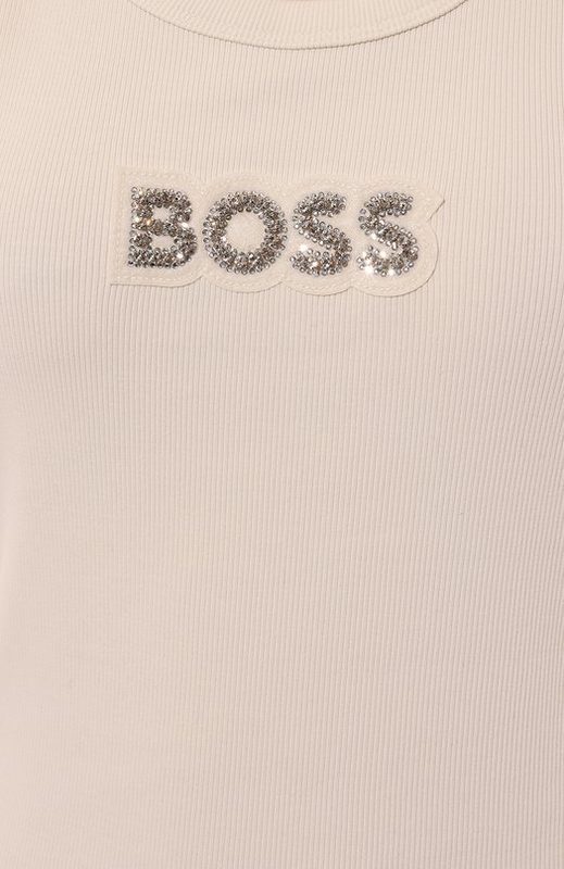 Хлопковая майка BOSS Orange 5