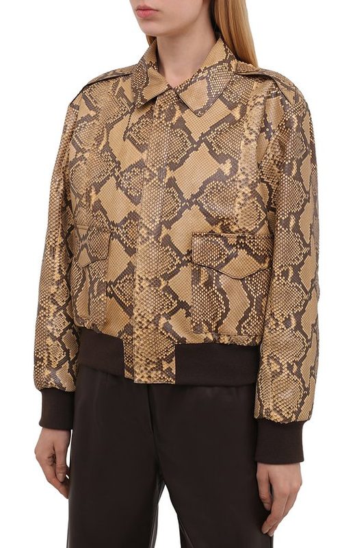 Бомбер из кожи питона Ralph Lauren 3