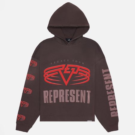 Мужская толстовка REPRESENT Reversible Living Legacy Falcon Hoodie, цвет коричневый