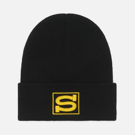 Шапка Stussy Cuff S Sport, цвет чёрный