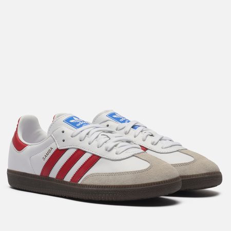 Мужские кроссовки adidas Originals Samba OG, цвет белый