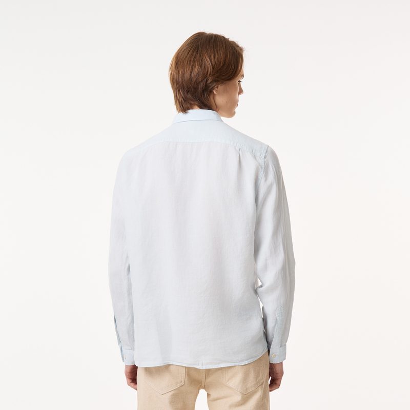 Мужская льняная рубашка Lacoste 2
