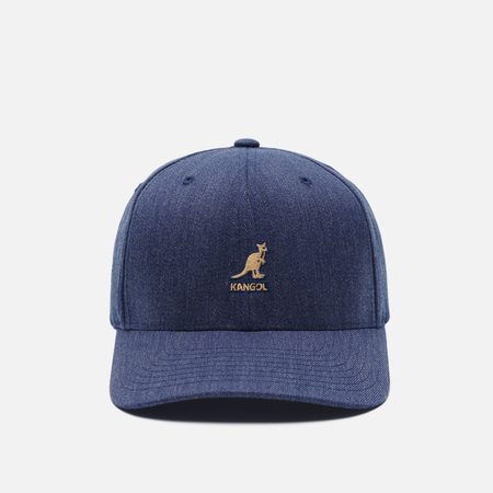Кепка Kangol Wool Flexfit Baseball, цвет синий