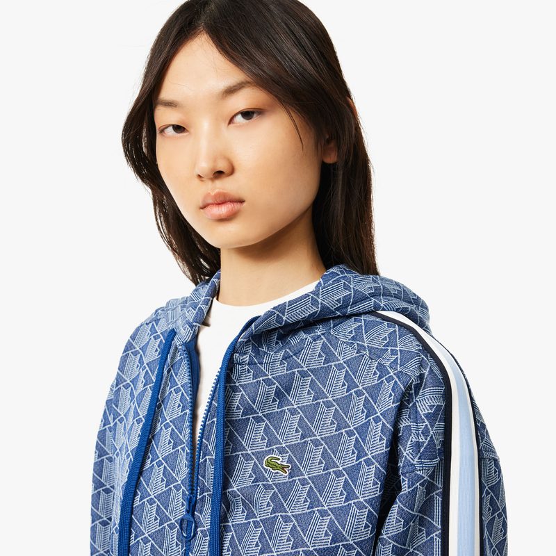 Женская жаккардовая толстовка Lacoste 3