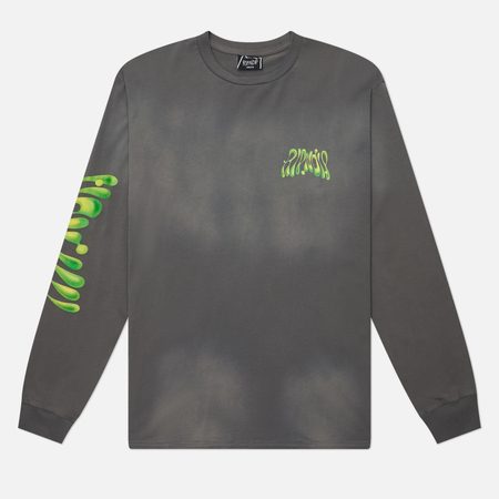 Мужской лонгслив RIPNDIP Lava Lamp, цвет серый