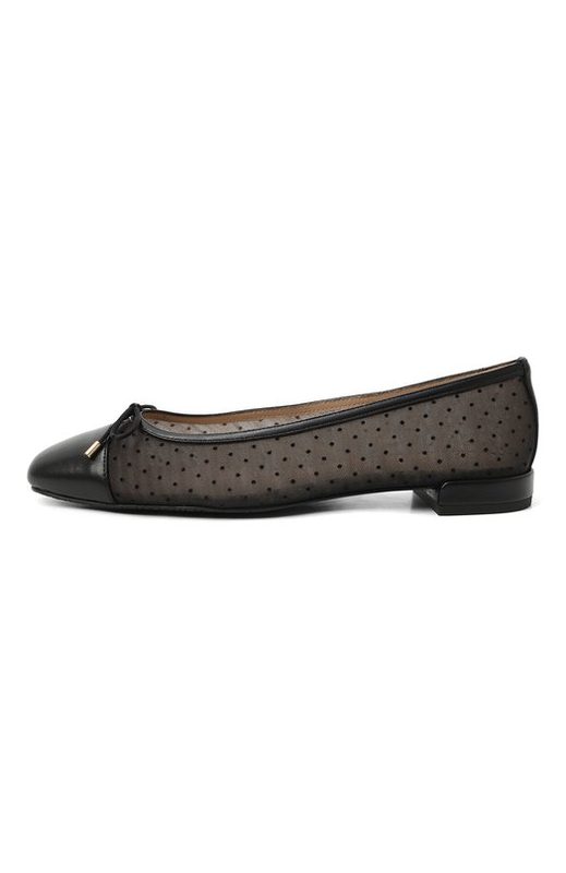 Комбинированные балетки Sleek Bow Stuart Weitzman 2