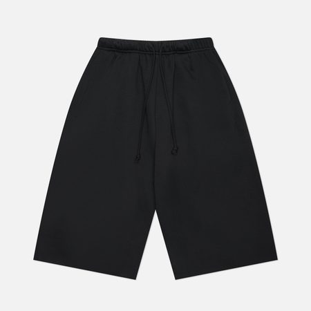 Мужские шорты SKIMS Fleece Lounge Relaxed Long, цвет чёрный