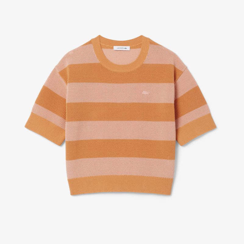 Женский свитер с коротким рукавом Lacoste 4