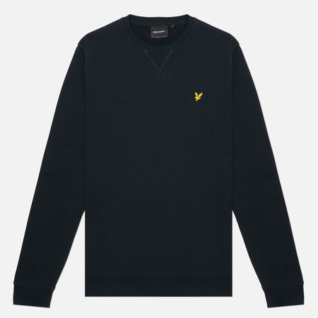 Мужская толстовка Lyle & Scott Cotton Crew Neck Ribbed, цвет синий