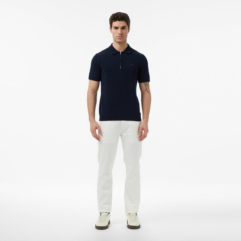 Мужское поло Lacoste узкого кроя 5