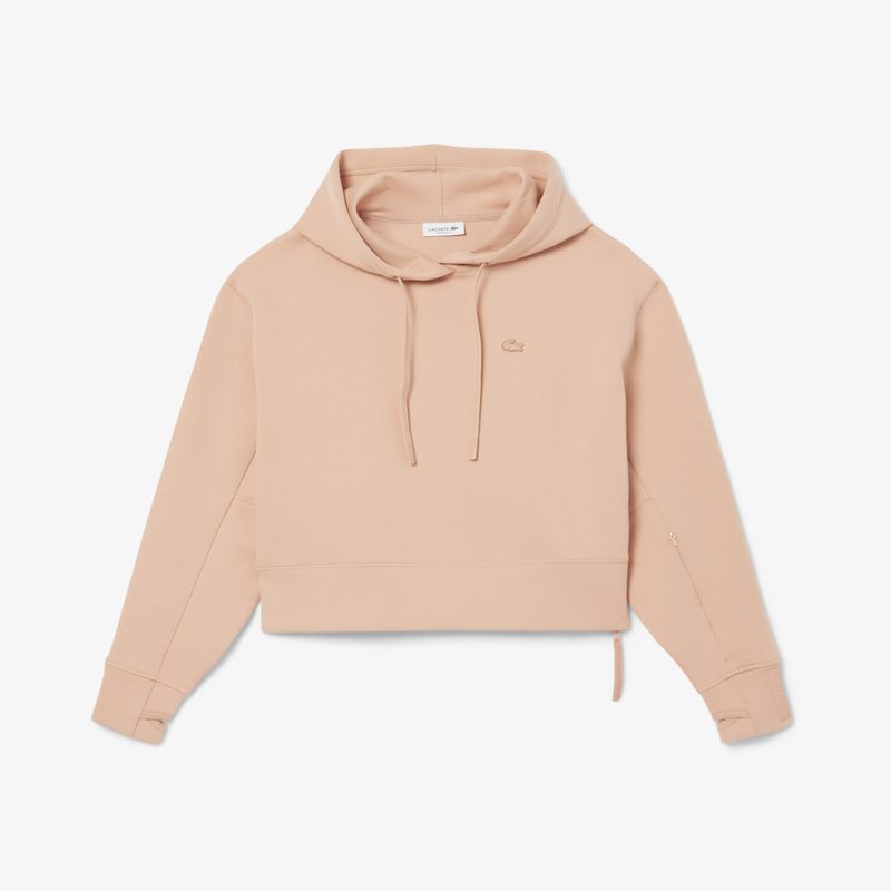 Женская толстовка Lacoste свободного кроя с капюшоном 5