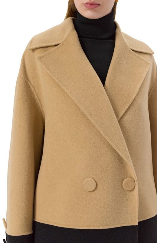 Шерстяное полупальто Max Mara Studio 5