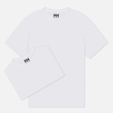 Комплект мужских футболок Helly Hansen 2-Pack HH Cotton, цвет белый