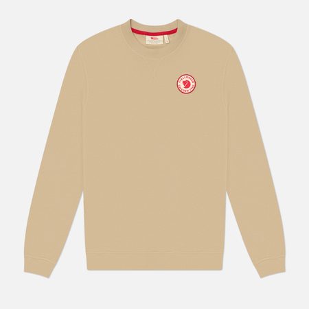 Мужская толстовка Fjallraven 1960 Logo Badge, цвет бежевый