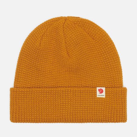 Шапка Fjallraven Logo Tab, цвет жёлтый
