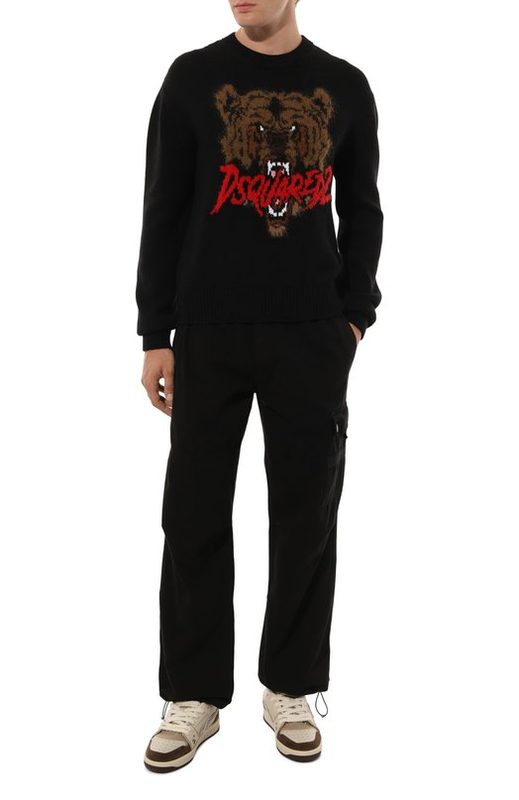 Хлопковые брюки Moschino 2
