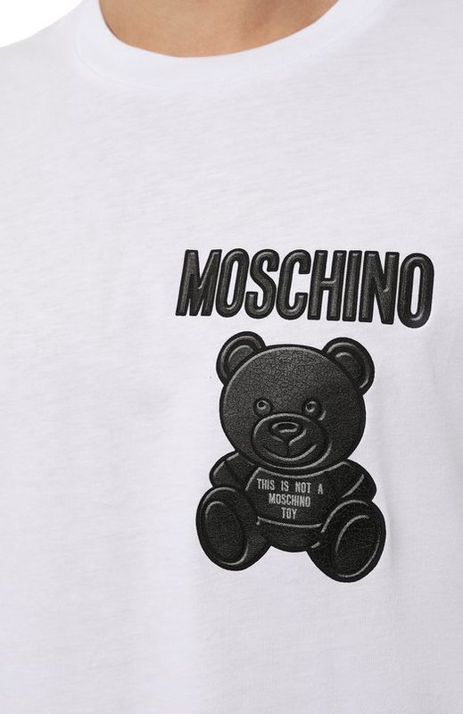 Хлопковая футболка Moschino 5