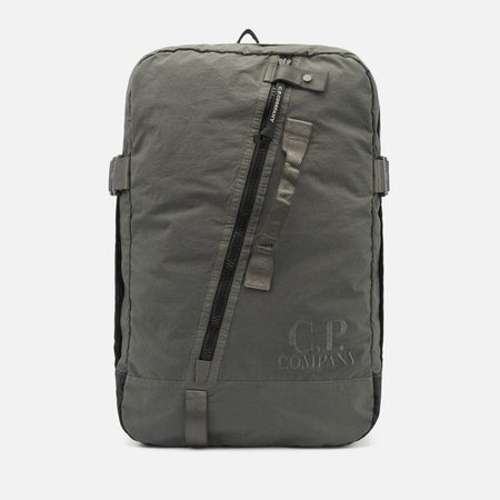 Рюкзак C.P. Company Plain Paper Touch Travel Logo, цвет серый