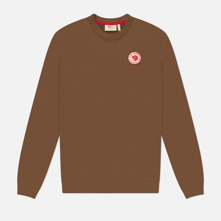 Мужская толстовка Fjallraven 1960 Logo Badge, цвет коричневый