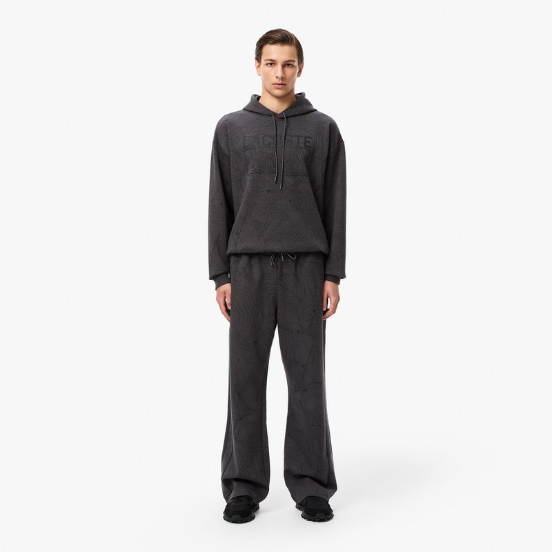 Мужские хлопковые спортивные брюки Lacoste оверсайз