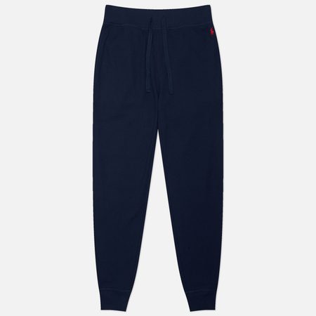 Мужские брюки Polo Ralph Lauren Waffle Knit Sleep Jogger, цвет синий