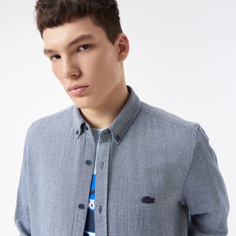 Мужская хлопковая рубашка Lacoste 3