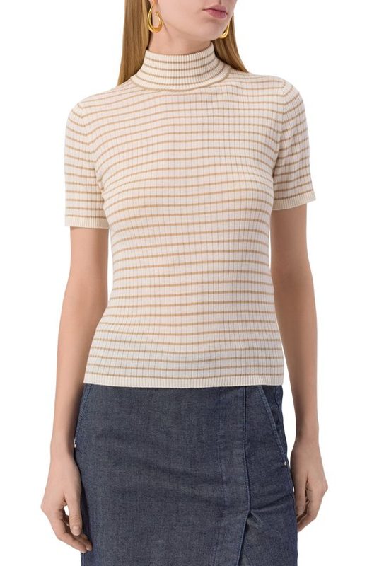 Водолазка из шерсти и шелка Max Mara Studio 3