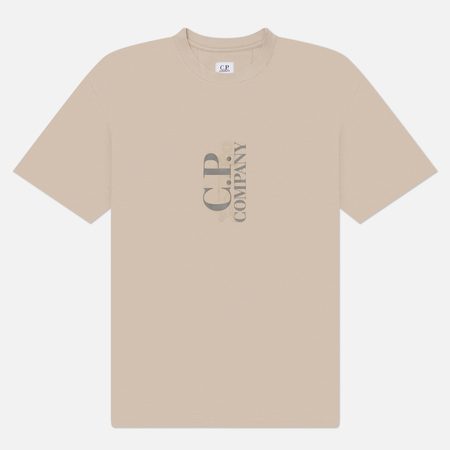 Мужская футболка C.P. Company 30/1 Jersey Printed, цвет серый