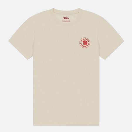 Мужская футболка Fjallraven 1960 Logo, цвет бежевый