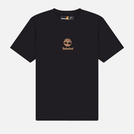 Мужская футболка Timberland Stack Logo, цвет чёрный