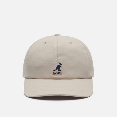 Кепка Kangol Washed Baseball, цвет бежевый