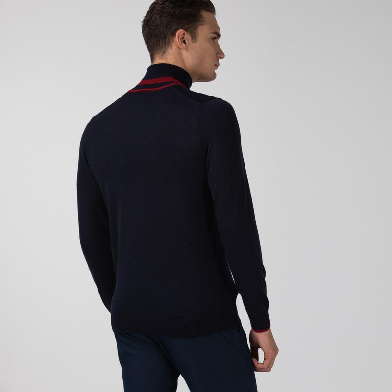 Мужская шерстяная водолазка Lacoste 2