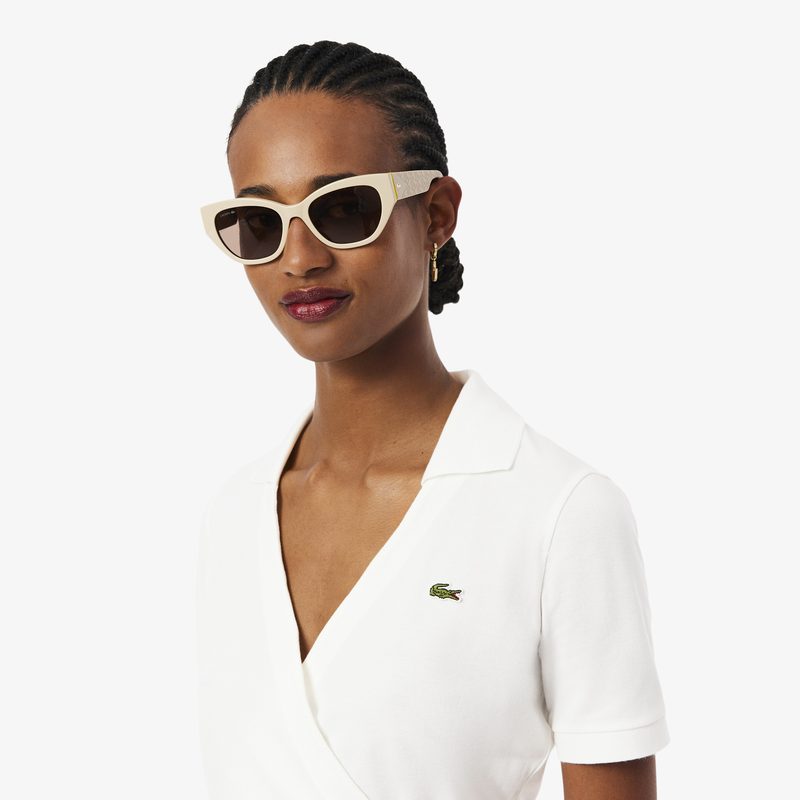 Женское хлопковое поло Lacoste 2