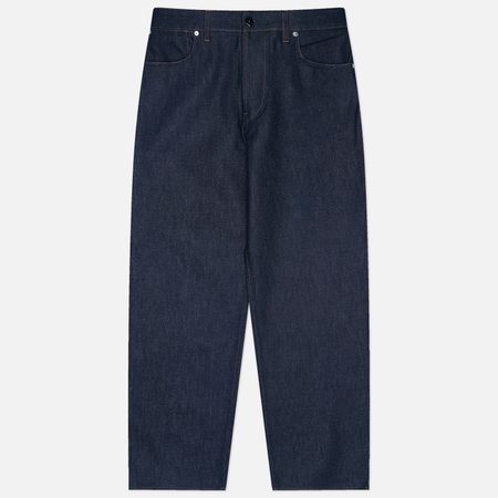 Мужские джинсы Stone Island Indigo Denim-Raw 13.5 Oz Loose, цвет синий