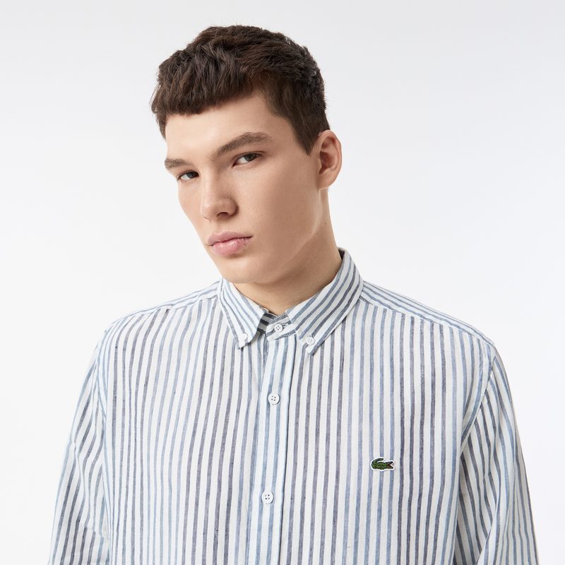 Мужская рубашка Lacoste из льна 3