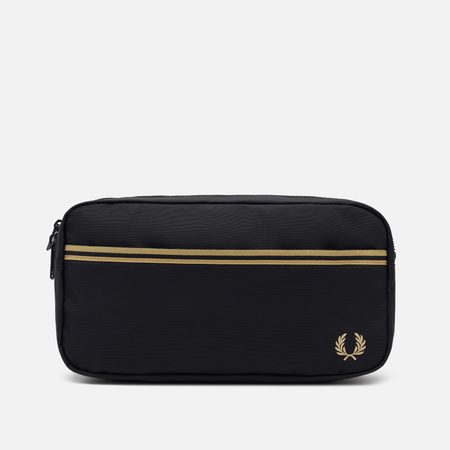 Сумка на пояс Fred Perry Tipped Tape, цвет чёрный