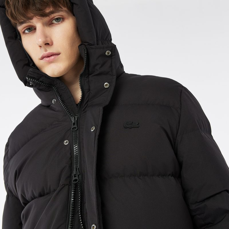 Мужская утеплённая куртка Lacoste с капюшоном 5