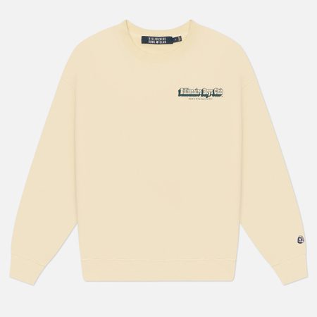 Мужская толстовка Billionaire Boys Club Souvenir Heavy Oversized Crewneck, цвет бежевый