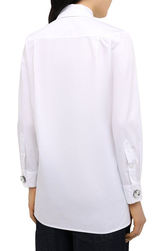 Хлопковая рубашка Christopher Kane 4