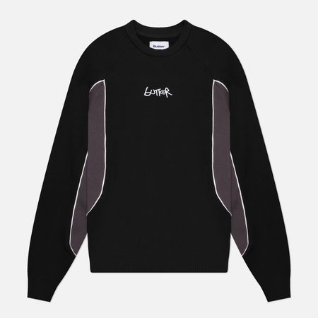 Мужская толстовка Butter Goods Tread Crewneck, цвет чёрный