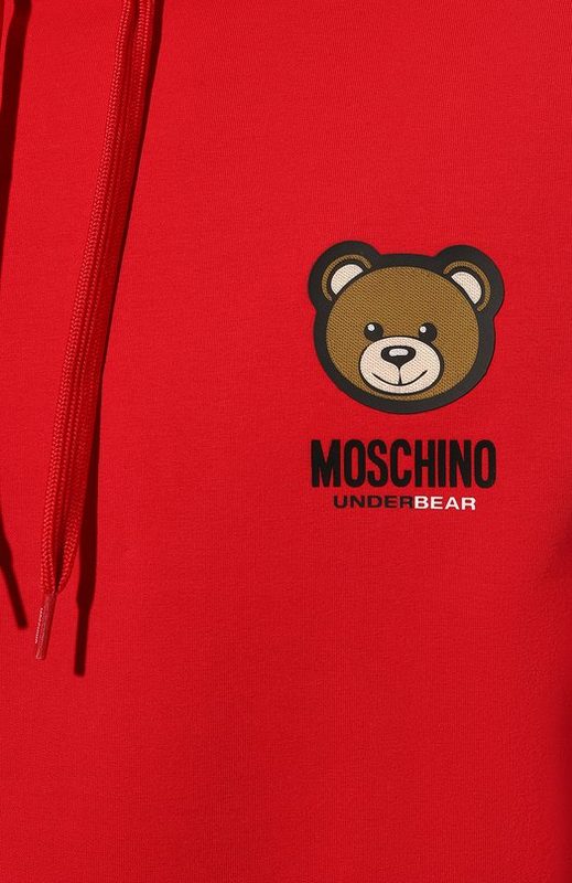 Хлопковое худи Moschino 5