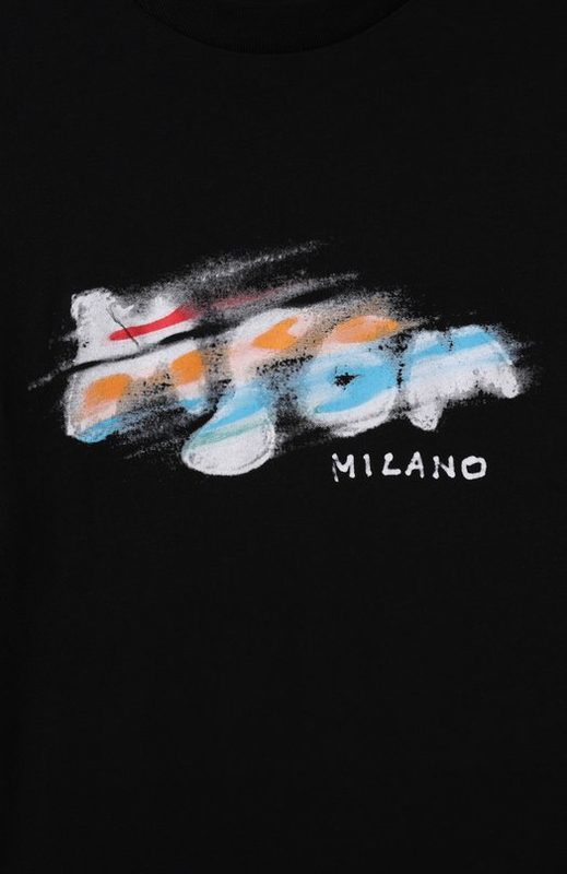 Хлопковая футболка MSGM kids 3