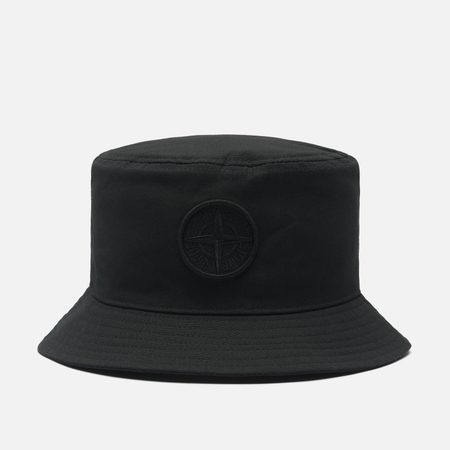 Панама Stone Island Cotton Reps Compass, цвет чёрный