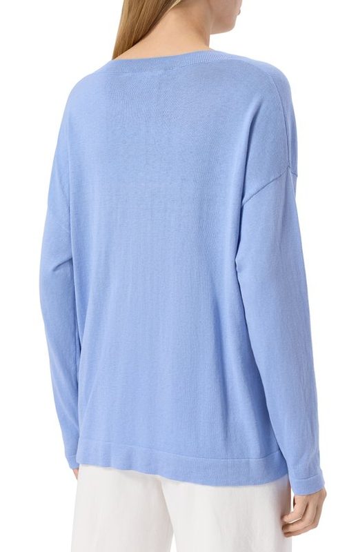 Пуловер из шелка и хлопка Weekend Max Mara 4