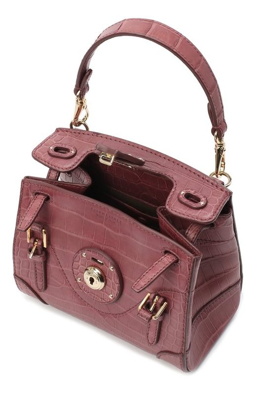Сумка Ricky 18 из кожи крокодила Ralph Lauren 4