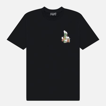 Мужская футболка RIPNDIP Here All Along, цвет чёрный