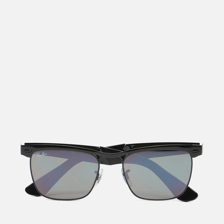 Солнцезащитные очки Ray-Ban Wayfarer Deluxe, цвет чёрный