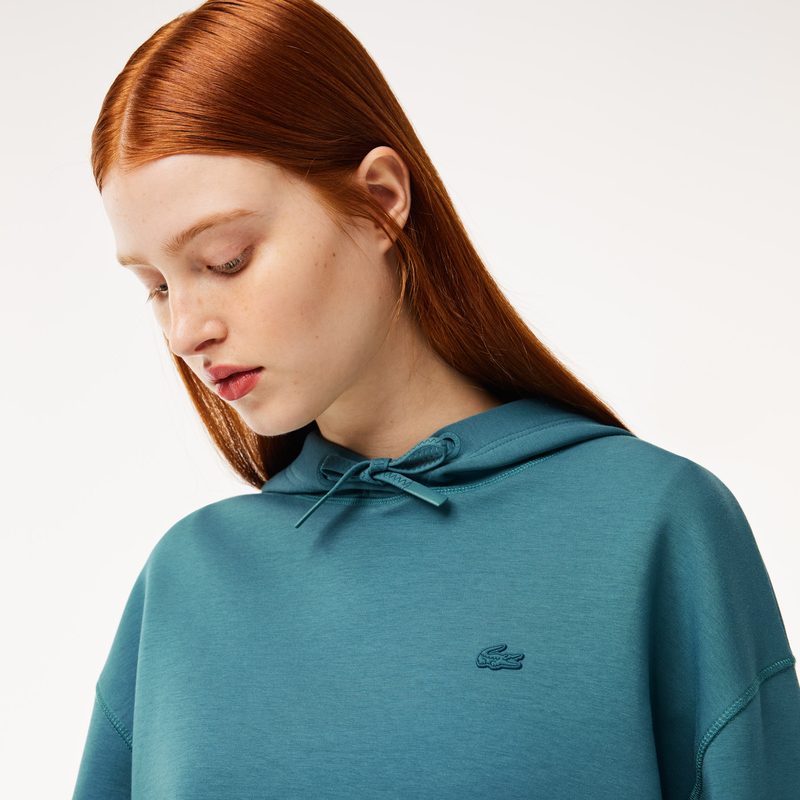 Женская толстовка Lacoste Core Active свободного кроя с капюшоном 3