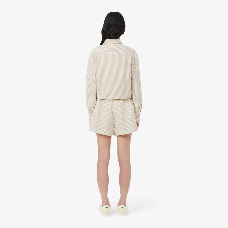 Женские шорты Lacoste из льна 2